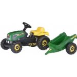 Šlapací traktor Farm s valníkem zelený