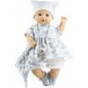 Paola Rein Alex Realistické miminko holčička Sonia v pleteném overalua a Sonia 36 cm