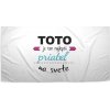 Sablio Uterák Toto je ten najlepší priateľ na svete - 50x100 cm Sablio Uterák Toto je ten najlepší priateľ na svete - 50x100 cm