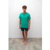 Vamp 16660 pánské pyžamo krátké zelené