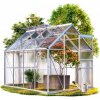 ZahradnyNabytok.org - Záhradný skleník 250x190x195 cm + základňa ZahradnyNabytok.org - Záhradný skleník 250x190x195 cm + základňa