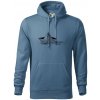 Letná romantika - papierová loďka - Mikina pánska Cape s kapucňou - 2XL ( Denim ) Letná romantika - papierová loďka - Mikina pánska Cape s kapucňou - 2XL ( Denim )