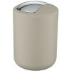 Wenko | WENKO 21221100 - Odpadkový kôš BRASIL 14x21 cm béžový/lesklý chróm | WE0094 Wenko | WENKO 21221100 - Odpadkový kôš BRASIL 14x21 cm béžový/lesklý chróm | WE0094