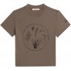 Icebreaker Merino 150 Tech Lite SS Crop Tee Seed Story Women hnedá