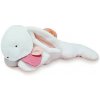 Doudou et Compagnie Paris Doudou Plyšový králík s tmavě růžovou bambulkou 80 cm Doudou et Compagnie Paris Doudou Plyšový králík s tmavě růžovou bambulkou 80 cm
