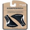 Koncovky Komperdell Nordic Walking Pad - black/silver Koncovky Komperdell Nordic Walking Pad - black/silver