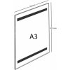 Plexi kapsa magnet A3 na výšku - A3 PX-KP-V-Magnet - 1 ks Plexi kapsa magnet A3 na výšku - A3 PX-KP-V-Magnet - 1 ks