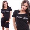 Formommy nočná košeľa tehotenská Pure Love čierna Formommy nočná košeľa tehotenská Pure Love čierna