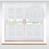 Záclona macramé, Kveta vitrážka metráž, biela 40 cm Záclona macramé, Kveta vitrážka metráž, biela 40 cm