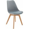 TEMPO KONDELA Jedálenská stolička BALI 2 NEW, sivá/ buk TEMPO KONDELA Jedálenská stolička BALI 2 NEW, sivá/ buk