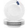 6x Dezertný tanier MALÝ plytký na koláč porcelánový BIELY sada tanierov 6x Dezertný tanier MALÝ plytký na koláč porcelánový BIELY sada tanierov