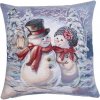 Gobelínová vianočná obliečka na vankúš Texicop Chenille 6141 40x40 cm Gobelínová vianočná obliečka na vankúš Texicop Chenille 6141 40x40 cm