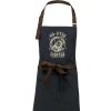 Jiu Jitsu logo guľaté - Zástera Vintage - Univerzálna veľkosť ( Drevené uhlie ) Jiu Jitsu logo guľaté - Zástera Vintage - Univerzálna veľkosť ( Drevené uhlie )