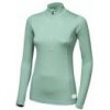 SENSOR MERINO DF dámské triko dl.rukáv zip basil green M; Zelená SENSOR MERINO DF dámské triko dl.rukáv zip basil green M; Zelená