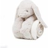 Mumbles Plyšový králik 35 cm s dekou MM034 Cream M Mumbles Plyšový králik 35 cm s dekou MM034 Cream M