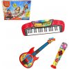 Súprava 3 v 1 elektronické piáno, 37 kláves, gitara, mikrofón 07994 Súprava 3 v 1 elektronické piáno, 37 kláves, gitara, mikrofón 07994
