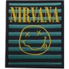 Nažehlovačka Nirvana - Logo & Smiley Stripes Nažehlovačka Nirvana - Logo & Smiley Stripes