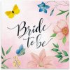 Servítky papierové Bride to be Flower 33 x 33 cm 10 ks Servítky papierové Bride to be Flower 33 x 33 cm 10 ks