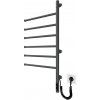 Mario-Radiators Elektrický otočný sušiak na uteráky VEER 80W/230V 82,5x44,5 cm nerez/čierna 2.3.0408.11.BM + záruka 3 roky zadarmo Mario-Radiators Elektrický otočný sušiak na uteráky VEER 80W/230V 82,5x44,5 cm nerez/čierna 2.3.0408.11.BM + záruka 3 roky zadarmo