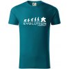 Evolúcia Hockey brankár - Tričko z organickej bavlny - 3XL ( Petrolejová ) Evolúcia Hockey brankár - Tričko z organickej bavlny - 3XL ( Petrolejová )