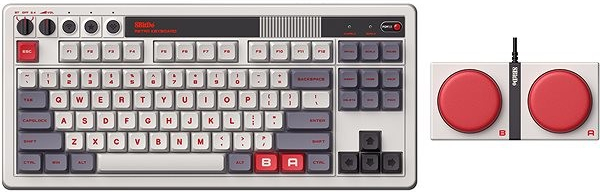8BitDo Retro Mechanical Keyboard N Edition + Dual Super Buttons 6922621504290