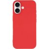 AppleKing matný kryt z mäkkého plastu pre iPhone 17 - červený