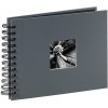 Hama album klasický špirálový FINE ART 24x17 cm, 50 strán, šedý - HAMA 94884 Hama album klasický špirálový FINE ART 24x17 cm, 50 strán, šedý - HAMA 94884