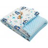 NEW BABY Detská deka Medvedíkovia modrá