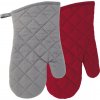 Kuchynská rukavice Gastro sivá/bordó Kuchynská rukavice Gastro sivá/bordó