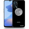 Picasee silikónový čierny obal pre OPPO A16 - Moon Minimal Picasee silikónový čierny obal pre OPPO A16 - Moon Minimal