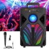 BEZDRÔTOVÝ REPRODUKTOR BOOMBOX MOBILNÝ ZOSILŇOVAČ KARAOKE S MIKROFÓNOM BEZDRÔTOVÝ REPRODUKTOR BOOMBOX MOBILNÝ ZOSILŇOVAČ KARAOKE S MIKROFÓNOM