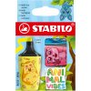 STABILO BOSS MINI Animal Vibes, neónové farby – sada 3 ks STABILO BOSS MINI Animal Vibes, neónové farby – sada 3 ks