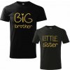Tričká Big brother little sister gold