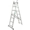 FORCEKRAFT Dvojstranný hliníkový rebrík 2x7 stupňov MULTIFUNKČNÝ FORCEKRAFT Dvojstranný hliníkový rebrík 2x7 stupňov MULTIFUNKČNÝ