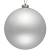 Lafiora Vianočná ozdoba 25 cm strieborná matná