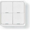 Nedis Zigbee 3.0 Smart vypínač 4 tlačidlový, plast, biela, ZBWS40WT Nedis Zigbee 3.0 Smart vypínač 4 tlačidlový, plast, biela, ZBWS40WT
