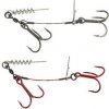 Savage Gear Nadväzec Carbon49 Corkscrew Stinger 2x veľkosť 3/0 31 kg 2 ks