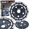 Brúsny kotúč Black 125 mm na brúsenie betónu, otvor 22,2 mm Brúsny kotúč Black 125 mm na brúsenie betónu, otvor 22,2 mm