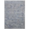 Diamond Carpets koberce Ručne viazaný kusový koberec Diamond DC-KERRY 2 Silver / blue - 140x200 cm Modrá