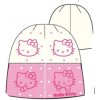 Zimní čepice Hello Kitty růžovo bílá Zimní čepice Hello Kitty růžovo bílá