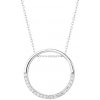 Olivie Strieborný náhrdelník KRUH 4536 Ag 925; ≤2,8 g. Olivie Strieborný náhrdelník KRUH 4536 Ag 925; ≤2,8 g.