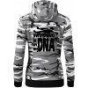 Swimming is in my DNA - Mikina dámska trendy zipper s kapucňou - XS ( Šedý maskáč ) Swimming is in my DNA - Mikina dámska trendy zipper s kapucňou - XS ( Šedý maskáč )