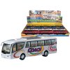 Kovový model autobusu so zotrvačníkom, 4 varianty Kovový model autobusu so zotrvačníkom, 4 varianty
