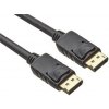 PremumCord DisplayPort 1.4 kábel M/M, pozlátené konektory, 0.5m PremumCord DisplayPort 1.4 kábel M/M, pozlátené konektory, 0.5m