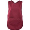 Premier Workwear Dámska tabardová zástera PR171 Burgundy Pantone 216