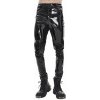 Devil Fashion Edgerunner Cyberpunk Faux Leather Skinny Devil Fashion Edgerunner Cyberpunk Faux Leather Skinny