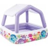 Intex 57470 Akvárium se stříškou 157 x 157 x 122 cm fialové