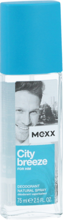 Mexx City Breeze For Him dezodorant sklo 75 ml
