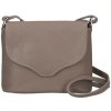 Mondo Italia Dámska kožená kabelka na rameno MI64 tmavá šedohnedá Šedohnedá Mondo Italia Dámska kožená kabelka na rameno MI64 tmavá šedohnedá Šedohnedá