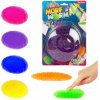 Teddies Fidget worm měnící tvar antistresový plast 13cm 6 barev